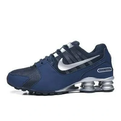 Chaussures de running Nike SHOX AVENIVE pour homme - Bleu et Blanc produit foryoumer.com produit 