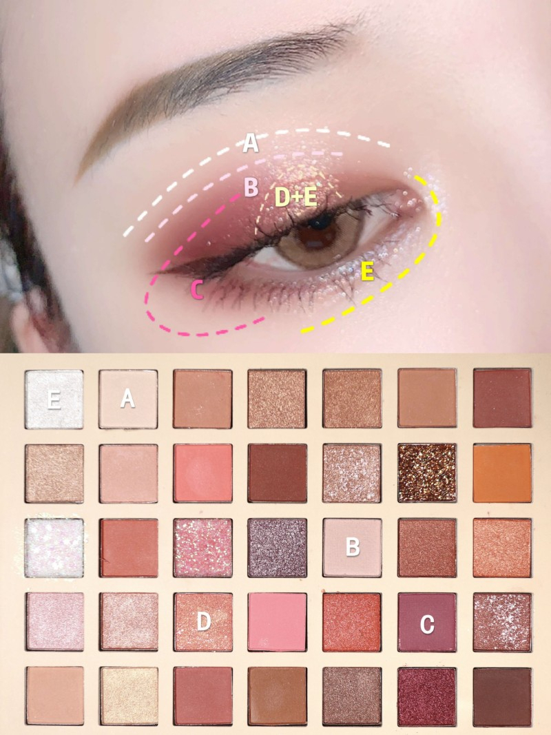Palette de fards à paupières, 36 couleurs produit foryoumer.com 
