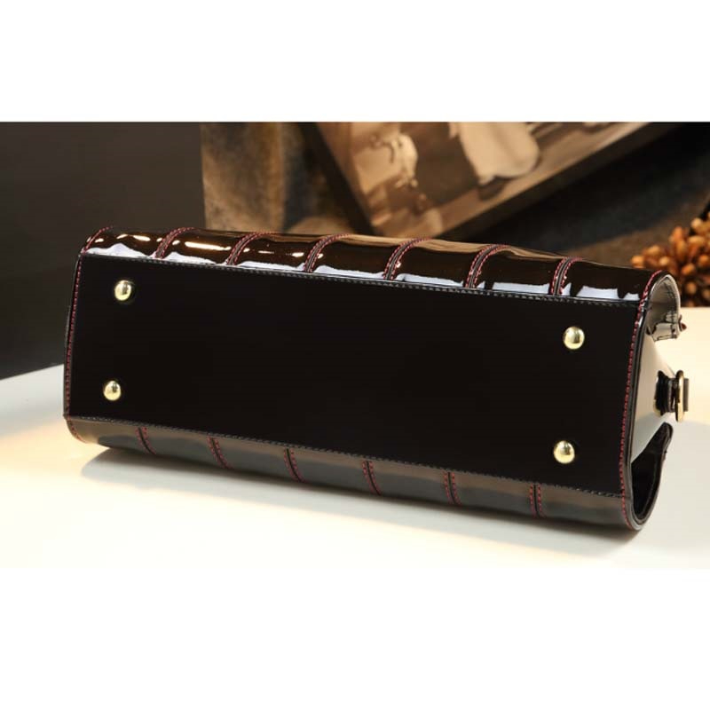 Sac messager en cuir verni atmosphérique pour femme - Sac à main à bandoulière initié de haute qualité produit foryoumer.com proteine naturelle 