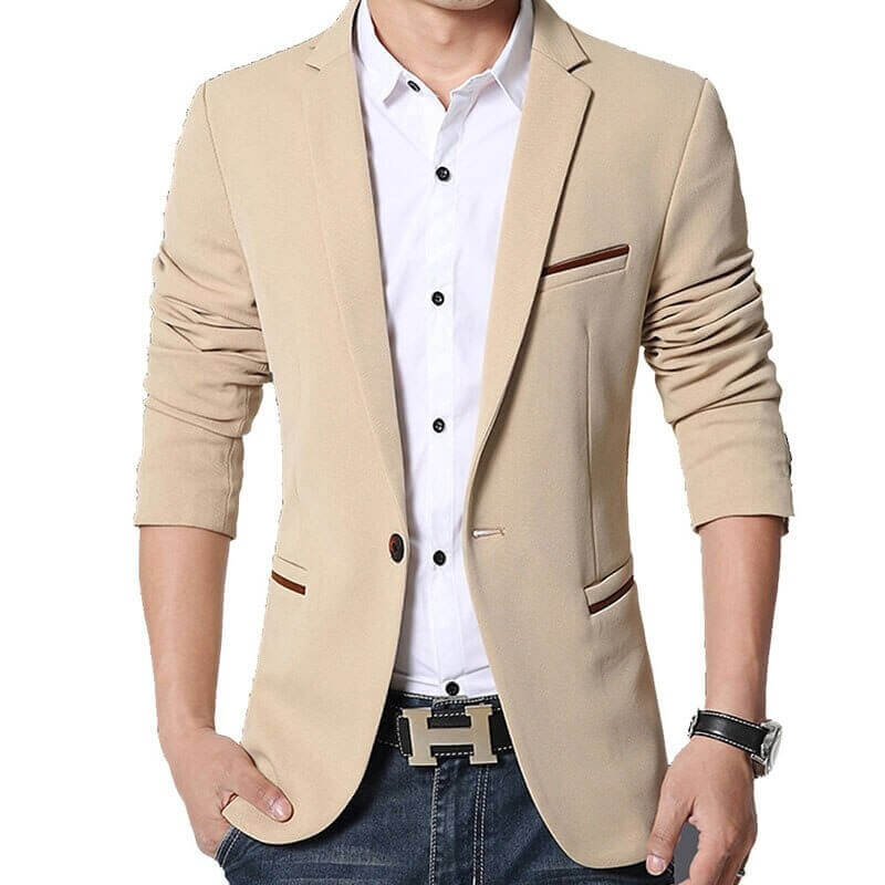 Blazers Occasionnels pour Hommes - Collection Automne-Printemps (M-5XL) produit foryoumer.com proteine naturelle 