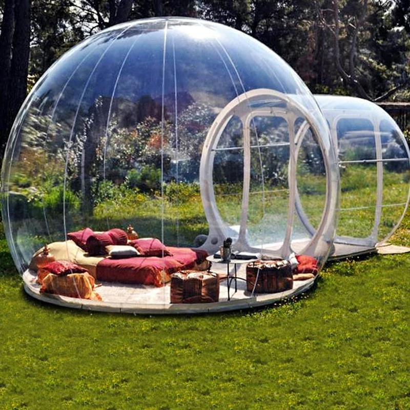 Tente à bulles gonflable transparente pour camping en plein air produit foryoumer.com produit 
